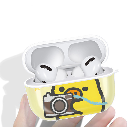 リラックマ リラックマ キイロイトリ Rilakkuma Korilakkuma Kiiroitori 【AirPods Pro用】ハードシェル保護ケース 耐衝撃・防指紋・カラビナ付き商品仕様