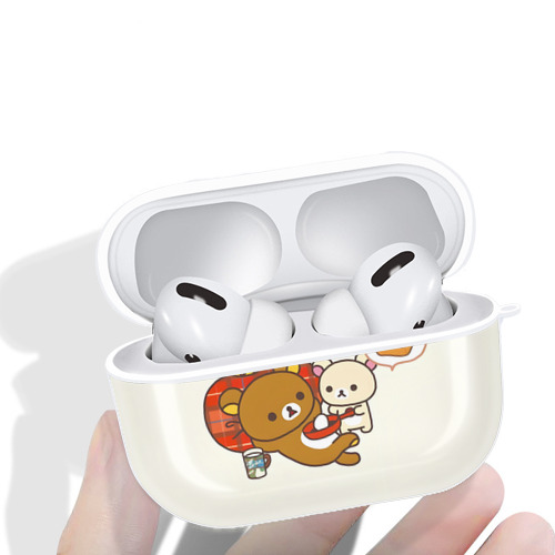 リラックマ リラックマ キイロイトリ Rilakkuma Korilakkuma Kiiroitori 【AirPods Pro用】ハードシェル保護ケース 耐衝撃・防指紋・カラビナ付き商品仕様