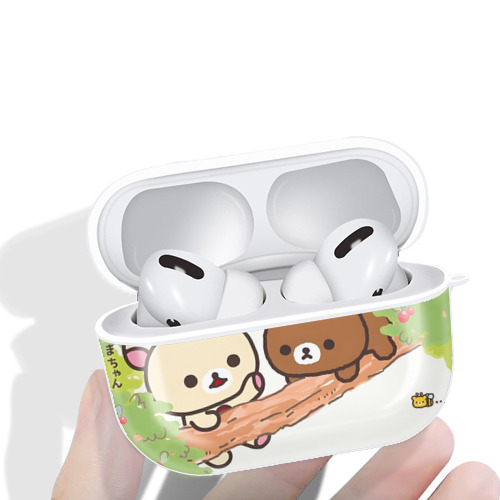 リラックマ リラックマ キイロイトリ Rilakkuma Korilakkuma Kiiroitori 【AirPods Pro用】ハードシェル保護ケース 耐衝撃・防指紋・カラビナ付き商品仕様