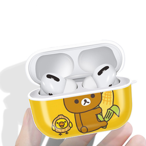 リラックマ リラックマ キイロイトリ Rilakkuma Korilakkuma Kiiroitori 【AirPods Pro用】ハードシェル保護ケース 耐衝撃・防指紋・カラビナ付き商品仕様