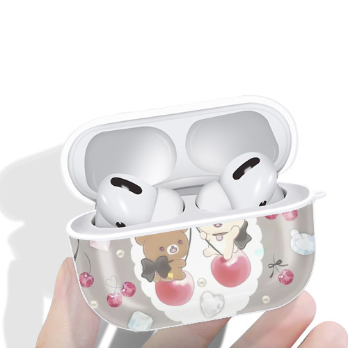 リラックマ リラックマ キイロイトリ Rilakkuma Korilakkuma Kiiroitori 【AirPods Pro用】ハードシェル保護ケース 耐衝撃・防指紋・カラビナ付き商品仕様