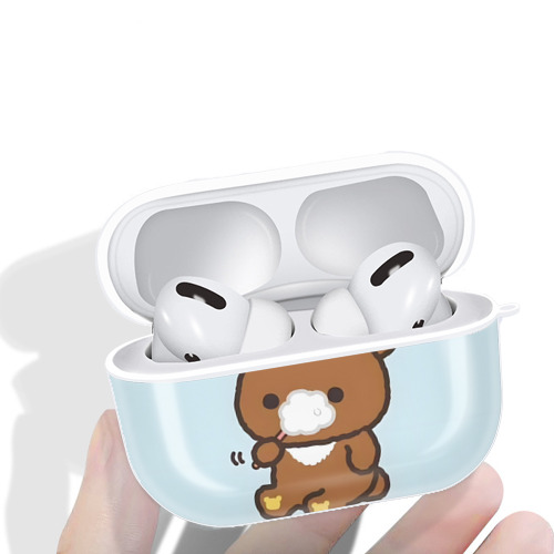 リラックマ リラックマ キイロイトリ Rilakkuma Korilakkuma Kiiroitori 【AirPods Pro用】ハードシェル保護ケース 耐衝撃・防指紋・カラビナ付き商品仕様