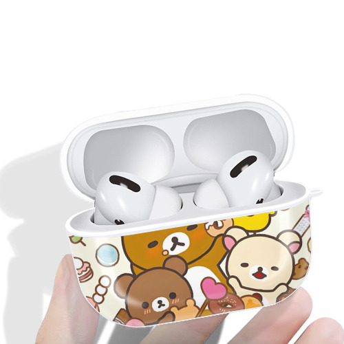 リラックマ リラックマ キイロイトリ Rilakkuma Korilakkuma Kiiroitori 【AirPods Pro用】ハードシェル保護ケース 耐衝撃・防指紋・カラビナ付き商品仕様
