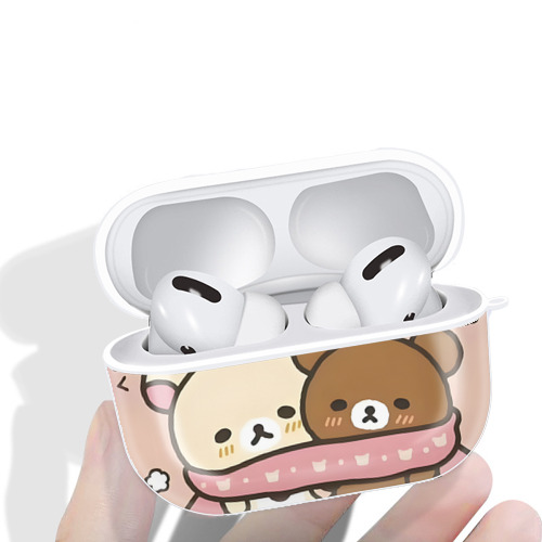 リラックマ リラックマ キイロイトリ Rilakkuma Korilakkuma Kiiroitori 【AirPods Pro用】ハードシェル保護ケース 耐衝撃・防指紋・カラビナ付き商品仕様