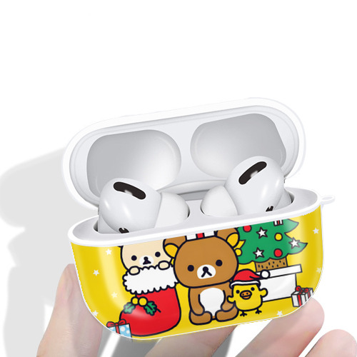 リラックマ リラックマ キイロイトリ Rilakkuma Korilakkuma Kiiroitori 【AirPods Pro用】ハードシェル保護ケース 耐衝撃・防指紋・カラビナ付き商品仕様