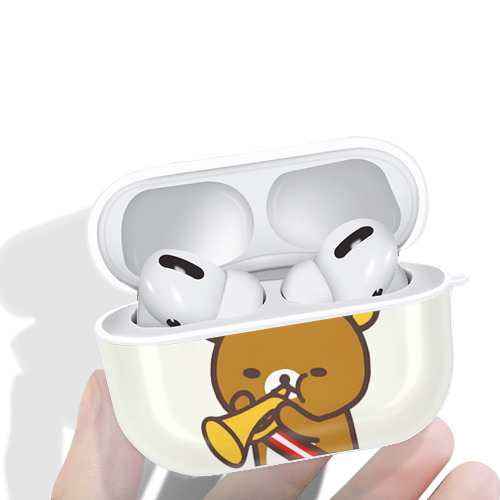 リラックマ リラックマ キイロイトリ Rilakkuma Korilakkuma Kiiroitori 【AirPods Pro用】ハードシェル保護ケース 耐衝撃・防指紋・カラビナ付き商品仕様
