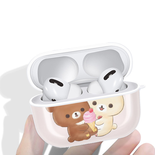 リラックマ リラックマ キイロイトリ Rilakkuma Korilakkuma Kiiroitori 【AirPods Pro用】ハードシェル保護ケース 耐衝撃・防指紋・カラビナ付き商品仕様