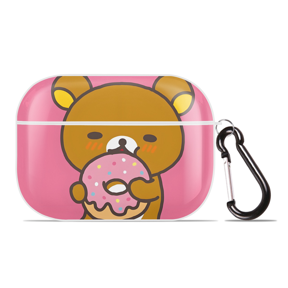 （画像用） リラックマ リラックマ キイロイトリ Rilakkuma Korilakkuma Kiiroitori 【AirPods Pro用】ハードシェル保護ケース 耐衝撃・防指紋・カラビナ付き商品仕様