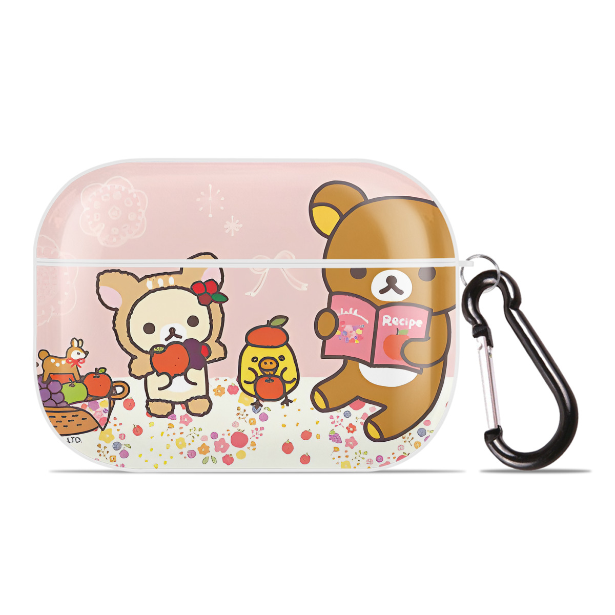 （画像用） リラックマ リラックマ キイロイトリ Rilakkuma Korilakkuma Kiiroitori 【AirPods Pro用】ハードシェル保護ケース 耐衝撃・防指紋・カラビナ付き商品仕様
