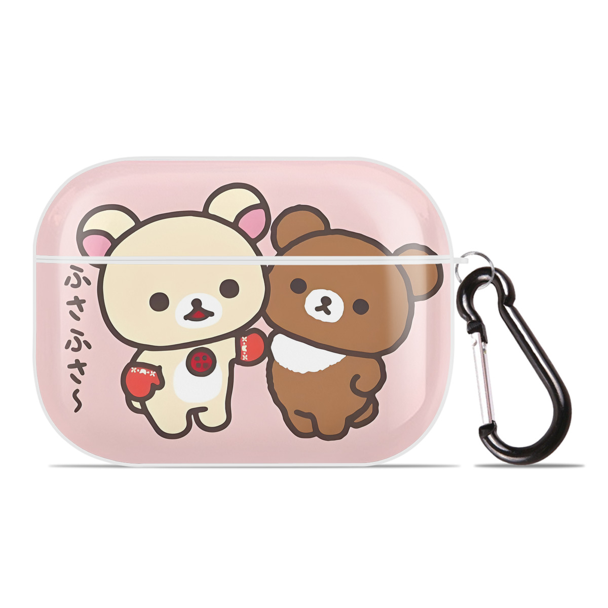 （画像用） リラックマ リラックマ キイロイトリ Rilakkuma Korilakkuma Kiiroitori 【AirPods Pro用】ハードシェル保護ケース 耐衝撃・防指紋・カラビナ付き商品仕様