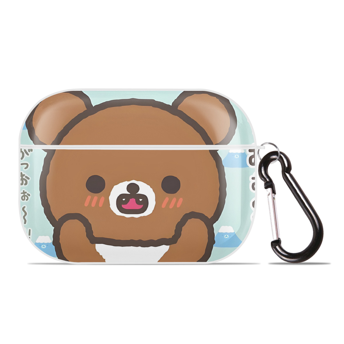 （画像用） リラックマ リラックマ キイロイトリ Rilakkuma Korilakkuma Kiiroitori 【AirPods Pro用】ハードシェル保護ケース 耐衝撃・防指紋・カラビナ付き商品仕様