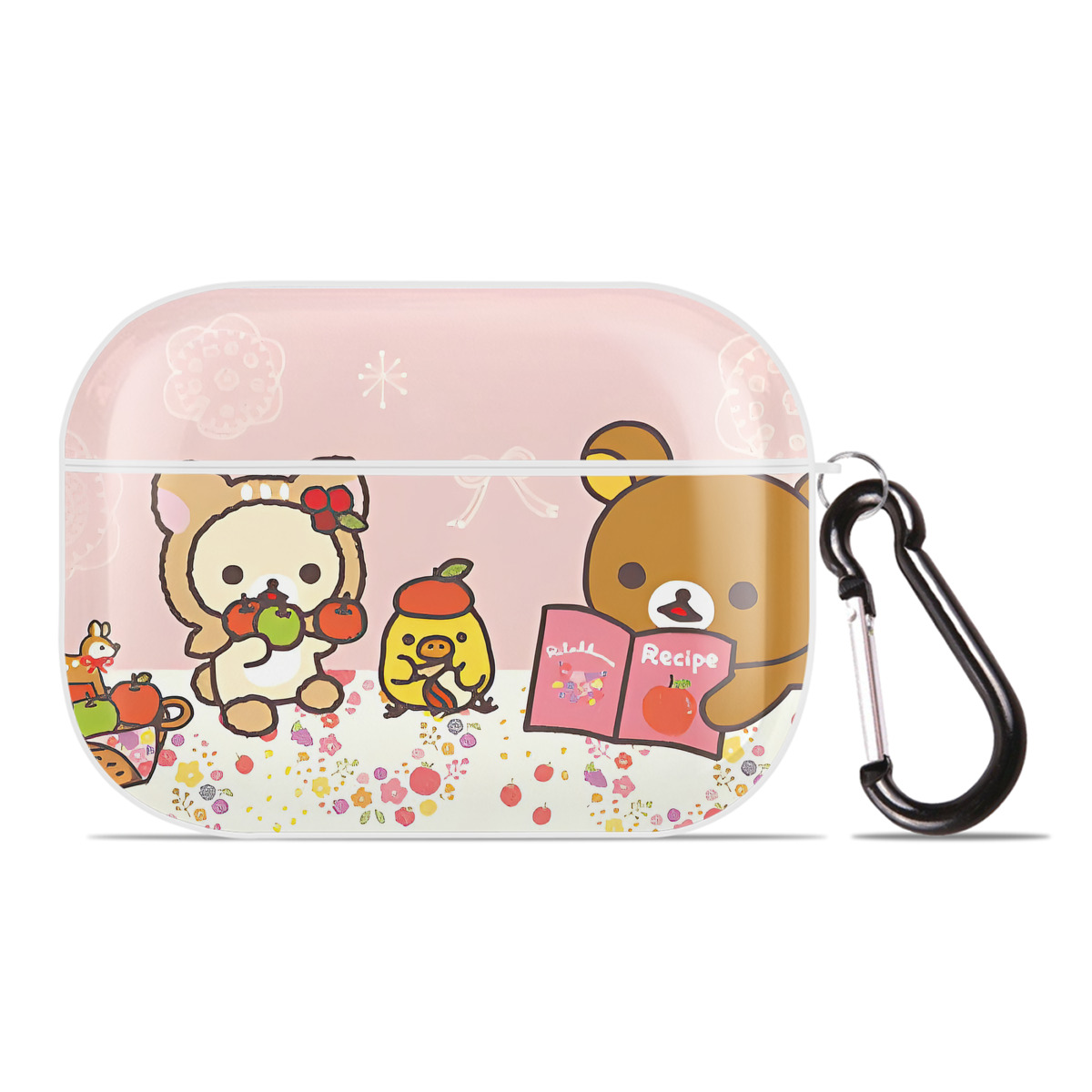 （画像用） リラックマ リラックマ キイロイトリ Rilakkuma Korilakkuma Kiiroitori 【AirPods Pro用】ハードシェル保護ケース 耐衝撃・防指紋・カラビナ付き商品仕様