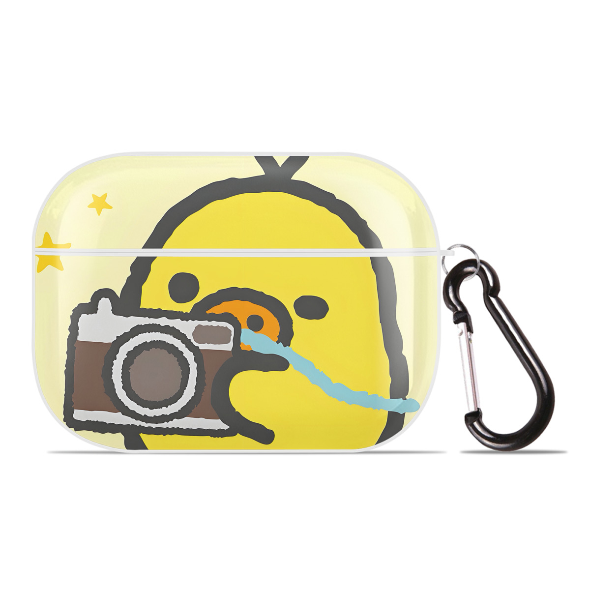 （画像用） リラックマ リラックマ キイロイトリ Rilakkuma Korilakkuma Kiiroitori 【AirPods Pro用】ハードシェル保護ケース 耐衝撃・防指紋・カラビナ付き商品仕様