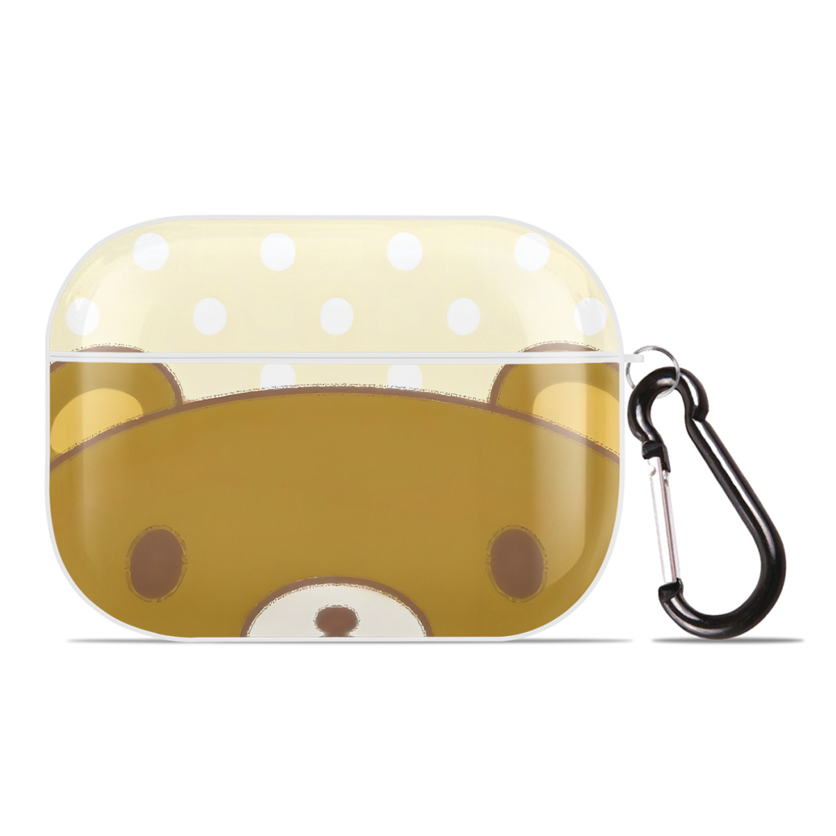 （画像用） リラックマ リラックマ キイロイトリ Rilakkuma Korilakkuma Kiiroitori 【AirPods Pro用】ハードシェル保護ケース 耐衝撃・防指紋・カラビナ付き商品仕様