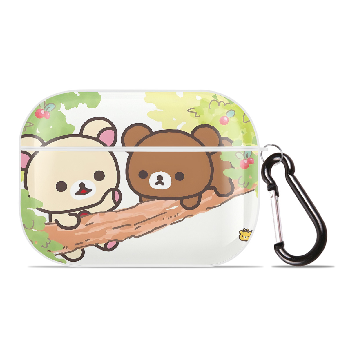 （画像用） リラックマ リラックマ キイロイトリ Rilakkuma Korilakkuma Kiiroitori 【AirPods Pro用】ハードシェル保護ケース 耐衝撃・防指紋・カラビナ付き商品仕様