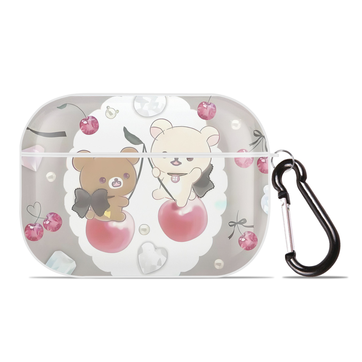 （画像用） リラックマ リラックマ キイロイトリ Rilakkuma Korilakkuma Kiiroitori 【AirPods Pro用】ハードシェル保護ケース 耐衝撃・防指紋・カラビナ付き商品仕様