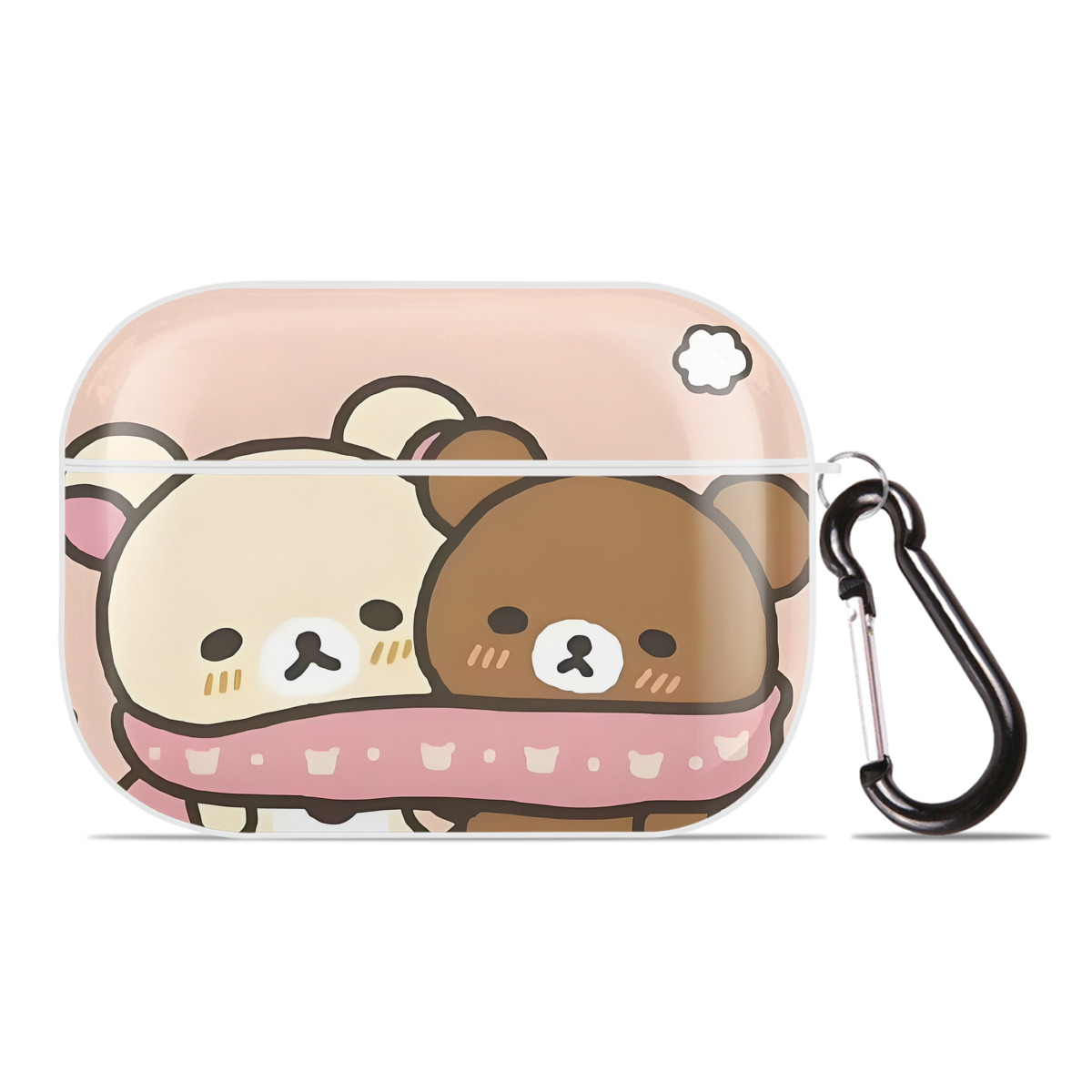 （画像用） リラックマ リラックマ キイロイトリ Rilakkuma Korilakkuma Kiiroitori 【AirPods Pro用】ハードシェル保護ケース 耐衝撃・防指紋・カラビナ付き商品仕様