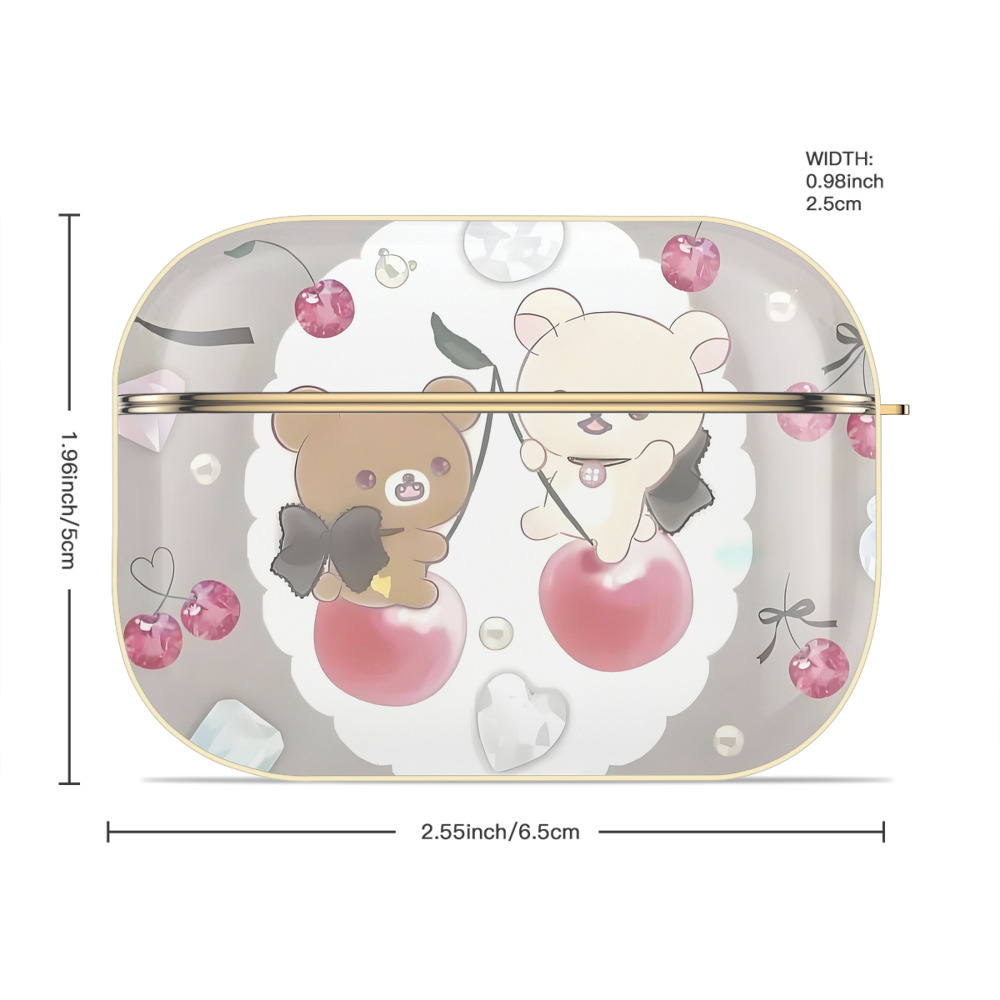 リラックマ リラックマ キイロイトリ Rilakkuma Korilakkuma Kiiroitori 【AirPods Pro用】ハードシェル保護ケース｜耐衝撃・防指紋・カラビナ付き商品仕様