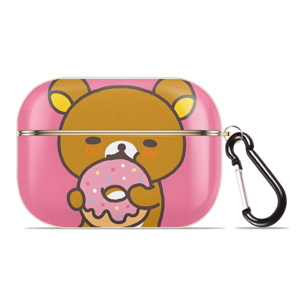 （画像用） リラックマ リラックマ キイロイトリ Rilakkuma Korilakkuma Kiiroitori 【AirPods Pro用】ハードシェル保護ケース｜耐衝撃・防指紋・カラビナ付き商品仕様