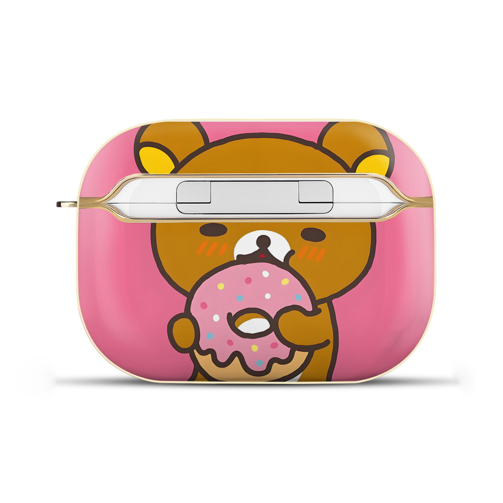 （画像用） リラックマ リラックマ キイロイトリ Rilakkuma Korilakkuma Kiiroitori 【AirPods Pro用】ハードシェル保護ケース｜耐衝撃・防指紋・カラビナ付き商品仕様
