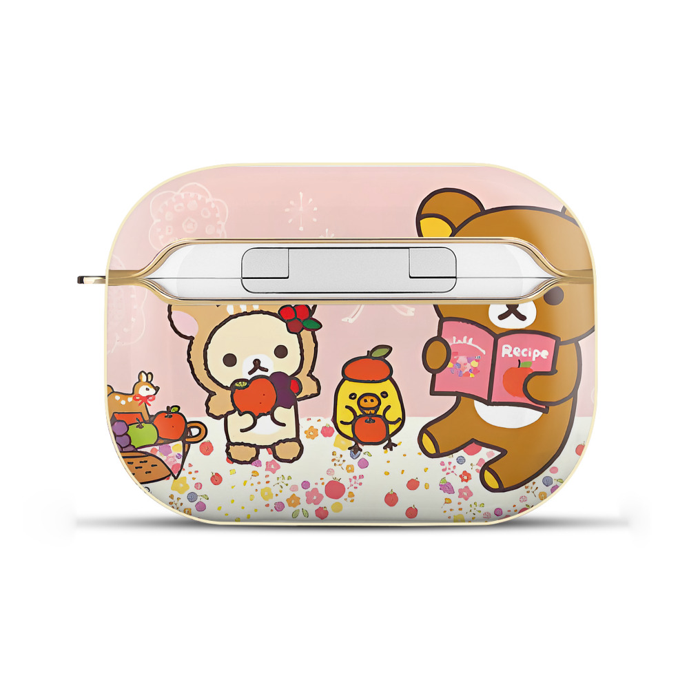 （画像用） リラックマ リラックマ キイロイトリ Rilakkuma Korilakkuma Kiiroitori 【AirPods Pro用】ハードシェル保護ケース｜耐衝撃・防指紋・カラビナ付き商品仕様