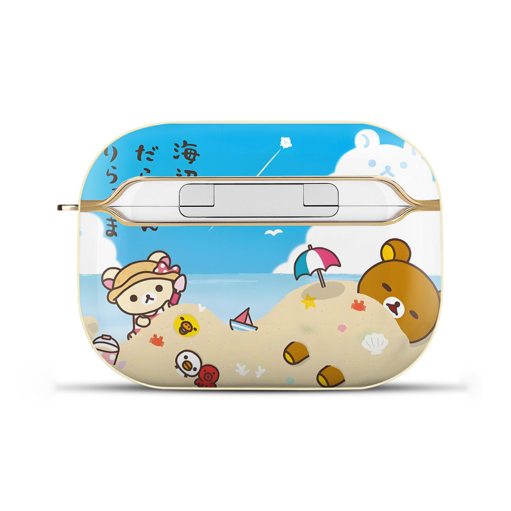 （画像用） リラックマ リラックマ キイロイトリ Rilakkuma Korilakkuma Kiiroitori 【AirPods Pro用】ハードシェル保護ケース｜耐衝撃・防指紋・カラビナ付き商品仕様