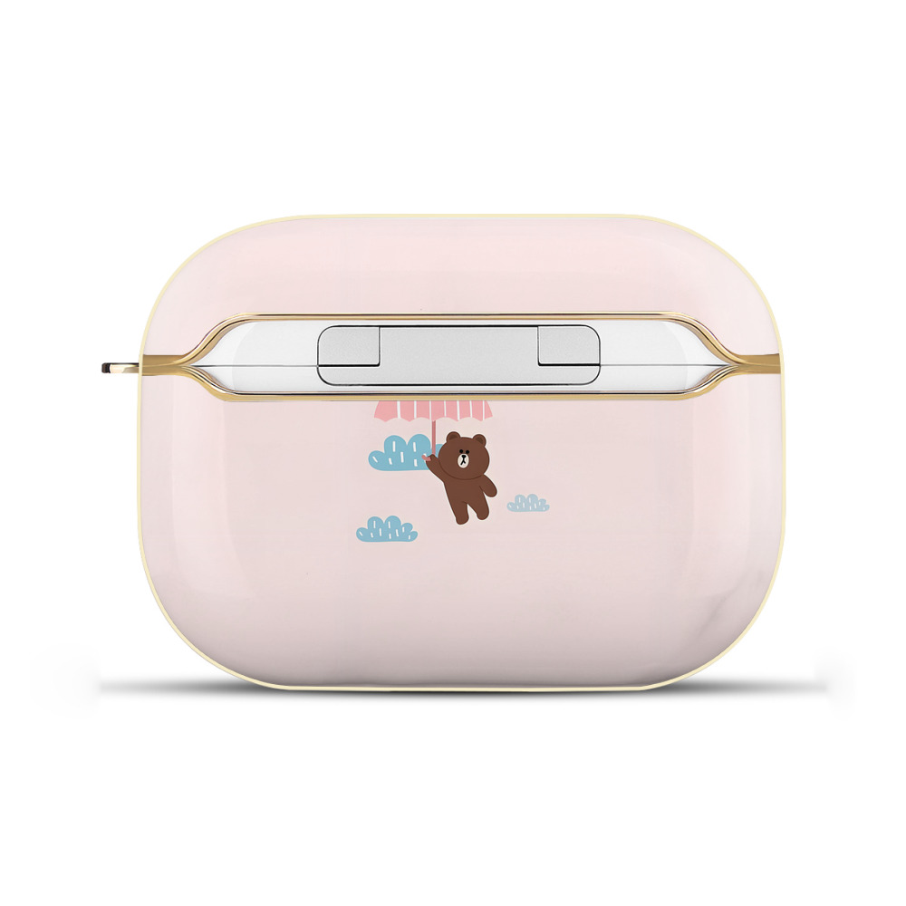 （画像用） リラックマ リラックマ キイロイトリ Rilakkuma Korilakkuma Kiiroitori 【AirPods Pro用】ハードシェル保護ケース｜耐衝撃・防指紋・カラビナ付き商品仕様