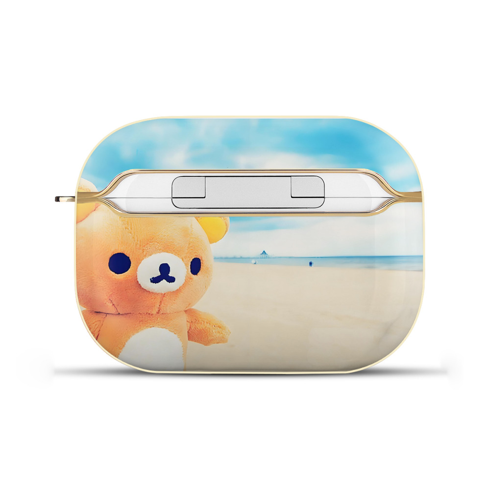 （画像用） リラックマ リラックマ キイロイトリ Rilakkuma Korilakkuma Kiiroitori 【AirPods Pro用】ハードシェル保護ケース｜耐衝撃・防指紋・カラビナ付き商品仕様