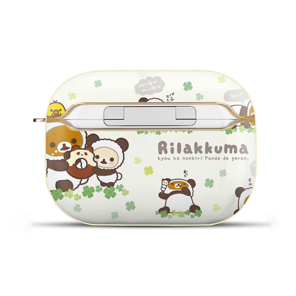 （画像用） リラックマ リラックマ キイロイトリ Rilakkuma Korilakkuma Kiiroitori 【AirPods Pro用】ハードシェル保護ケース｜耐衝撃・防指紋・カラビナ付き商品仕様
