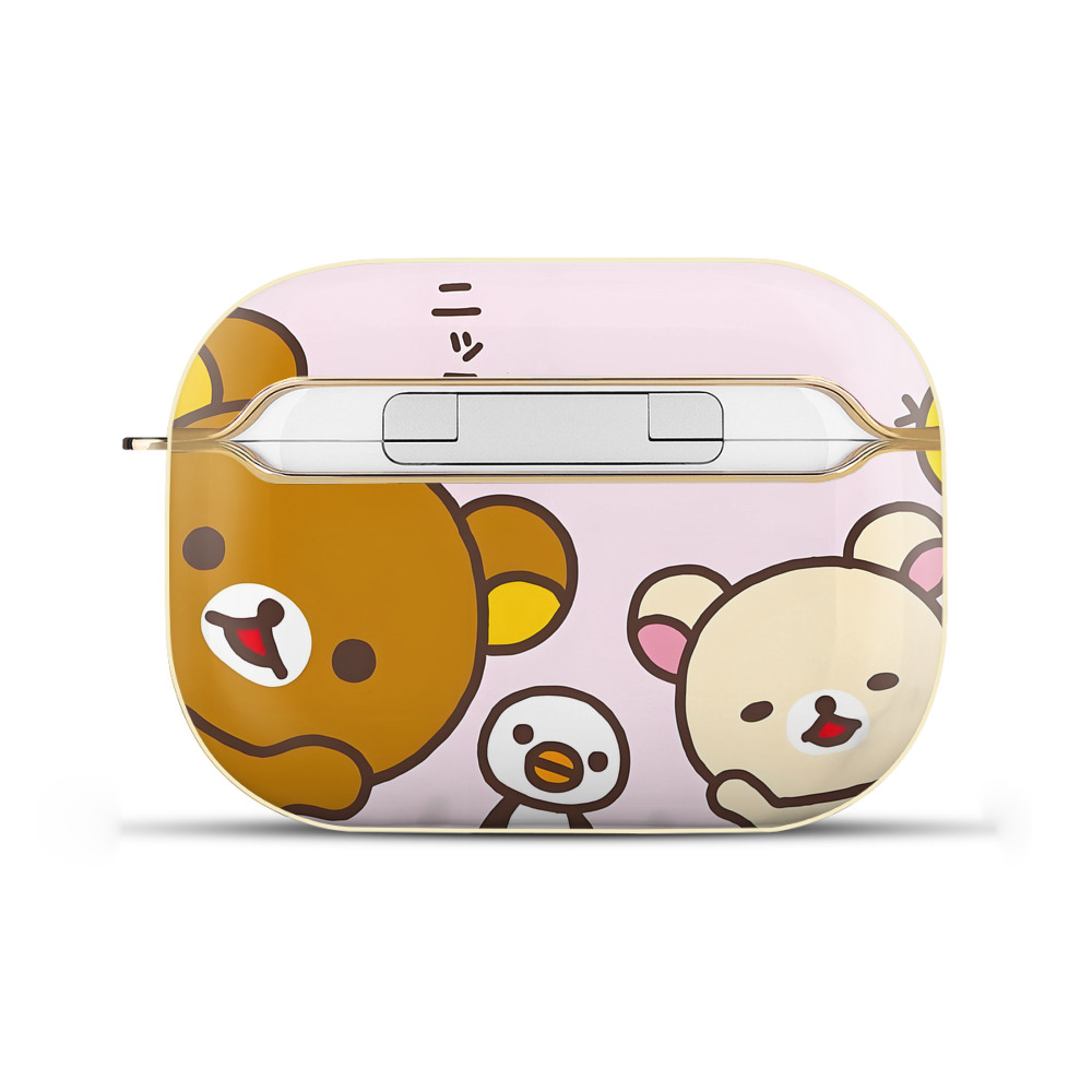 （画像用） リラックマ リラックマ キイロイトリ Rilakkuma Korilakkuma Kiiroitori 【AirPods Pro用】ハードシェル保護ケース｜耐衝撃・防指紋・カラビナ付き商品仕様