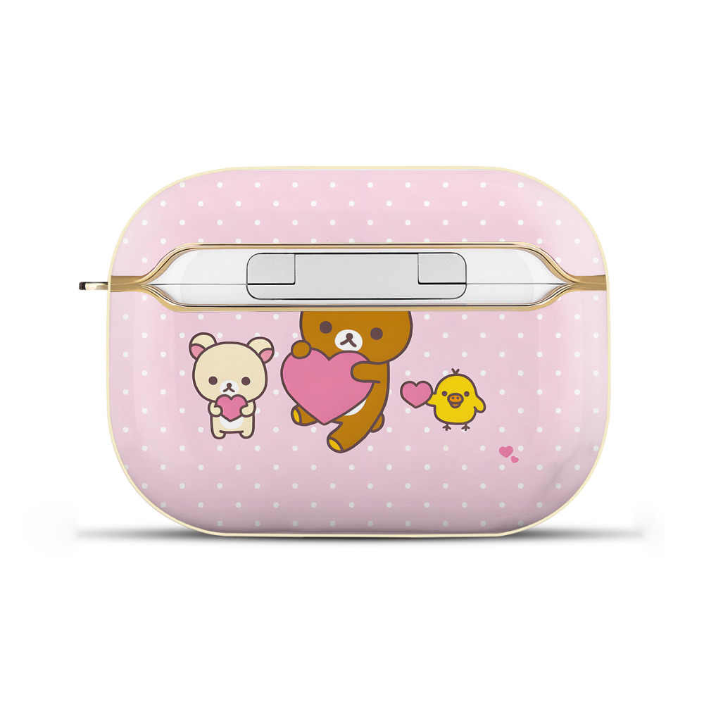 （画像用） リラックマ リラックマ キイロイトリ Rilakkuma Korilakkuma Kiiroitori 【AirPods Pro用】ハードシェル保護ケース｜耐衝撃・防指紋・カラビナ付き商品仕様