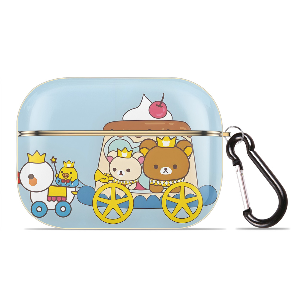 （画像用） リラックマ リラックマ キイロイトリ Rilakkuma Korilakkuma Kiiroitori 【AirPods Pro用】ハードシェル保護ケース｜耐衝撃・防指紋・カラビナ付き商品仕様