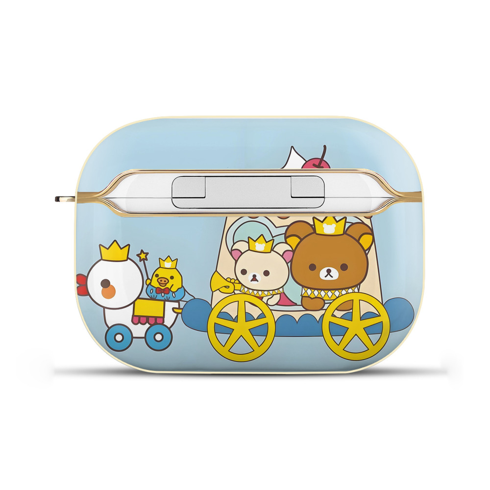 （画像用） リラックマ リラックマ キイロイトリ Rilakkuma Korilakkuma Kiiroitori 【AirPods Pro用】ハードシェル保護ケース｜耐衝撃・防指紋・カラビナ付き商品仕様