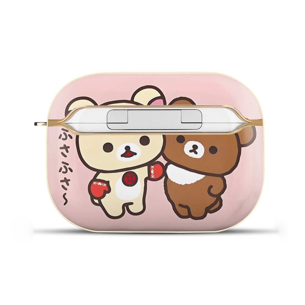 （画像用） リラックマ リラックマ キイロイトリ Rilakkuma Korilakkuma Kiiroitori 【AirPods Pro用】ハードシェル保護ケース｜耐衝撃・防指紋・カラビナ付き商品仕様