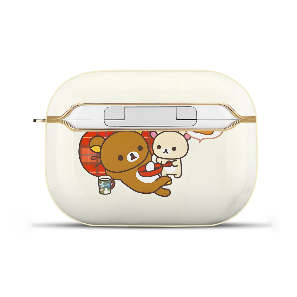 （画像用） リラックマ リラックマ キイロイトリ Rilakkuma Korilakkuma Kiiroitori 【AirPods Pro用】ハードシェル保護ケース｜耐衝撃・防指紋・カラビナ付き商品仕様