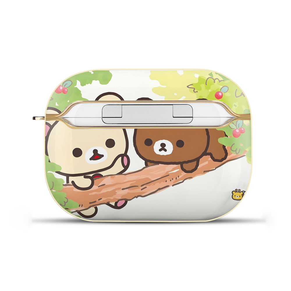 （画像用） リラックマ リラックマ キイロイトリ Rilakkuma Korilakkuma Kiiroitori 【AirPods Pro用】ハードシェル保護ケース｜耐衝撃・防指紋・カラビナ付き商品仕様