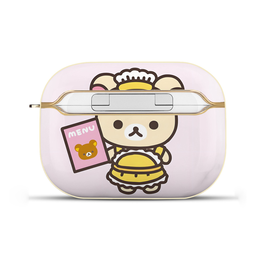 （画像用） リラックマ リラックマ キイロイトリ Rilakkuma Korilakkuma Kiiroitori 【AirPods Pro用】ハードシェル保護ケース｜耐衝撃・防指紋・カラビナ付き商品仕様