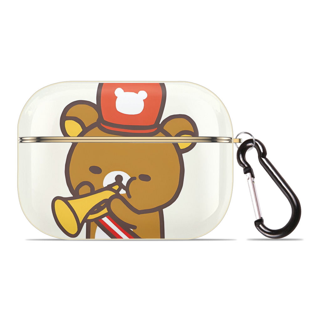 （画像用） リラックマ リラックマ キイロイトリ Rilakkuma Korilakkuma Kiiroitori 【AirPods Pro用】ハードシェル保護ケース｜耐衝撃・防指紋・カラビナ付き商品仕様