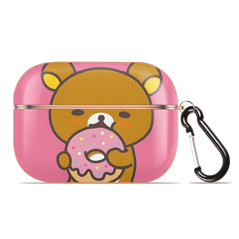 （画像用） リラックマ リラックマ キイロイトリ Rilakkuma Korilakkuma Kiiroitori 【AirPods Pro用】ハードシェル保護ケース｜耐衝撃・防指紋・カラビナ付き商品仕様