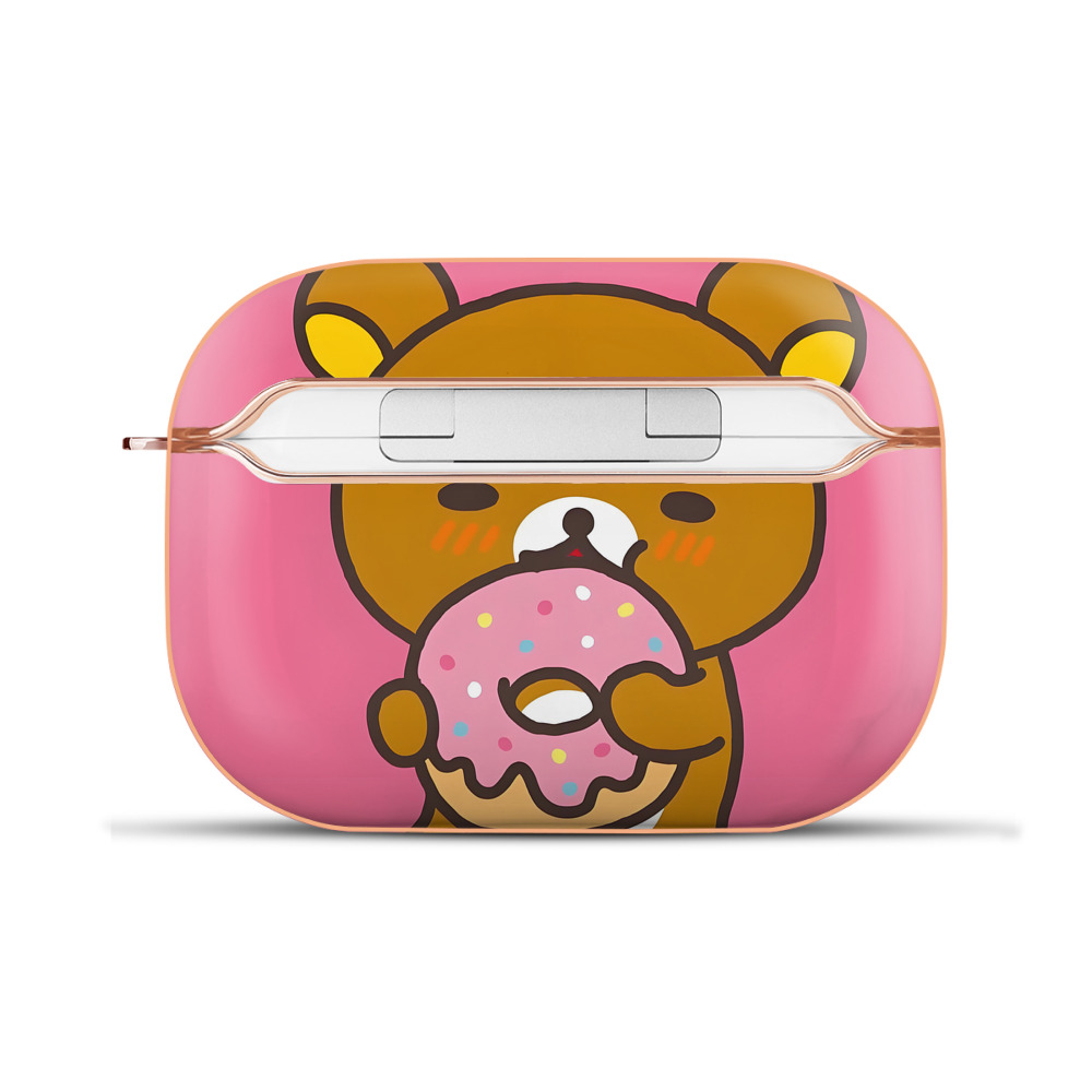 （画像用） リラックマ リラックマ キイロイトリ Rilakkuma Korilakkuma Kiiroitori 【AirPods Pro用】ハードシェル保護ケース｜耐衝撃・防指紋・カラビナ付き商品仕様