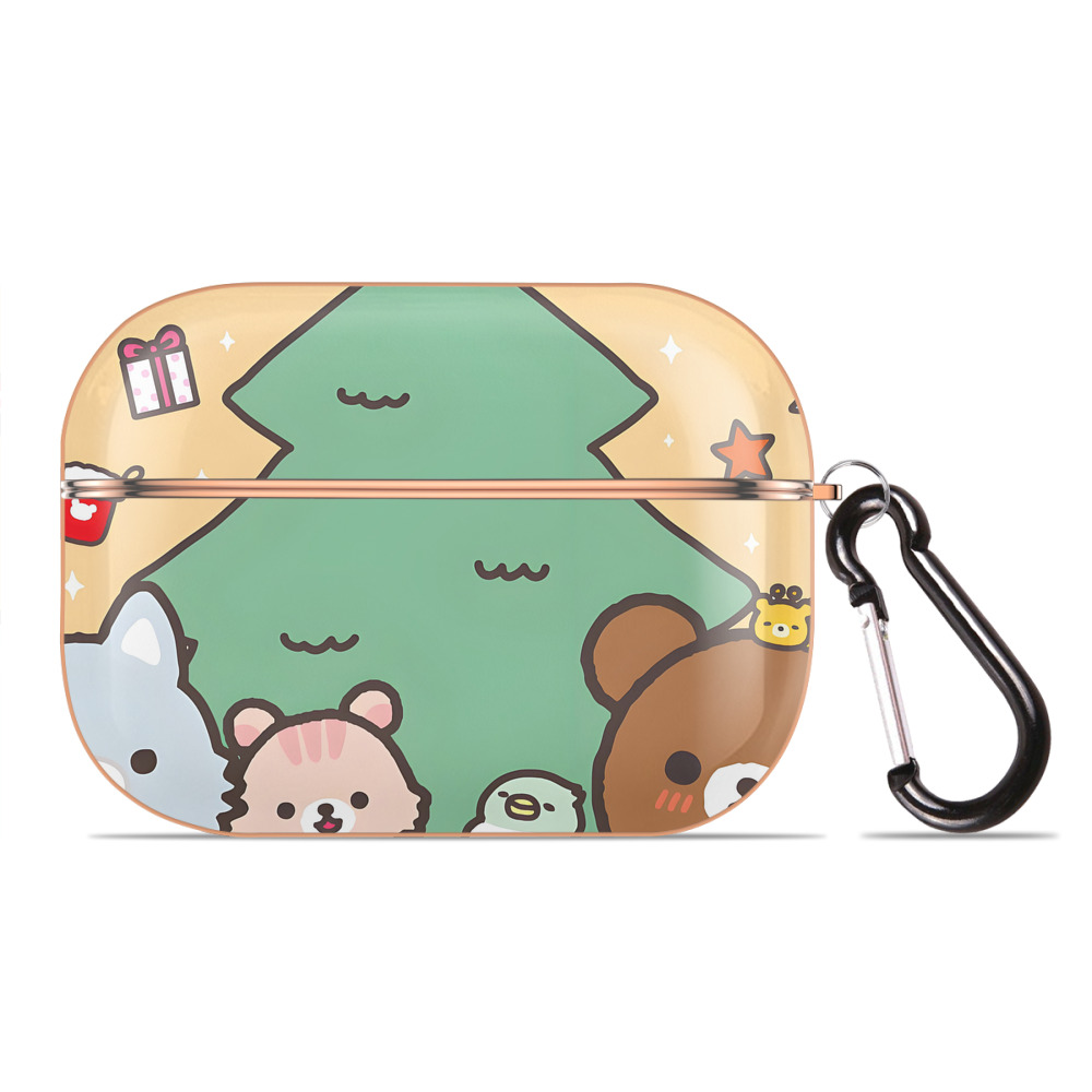 （画像用） リラックマ リラックマ キイロイトリ Rilakkuma Korilakkuma Kiiroitori 【AirPods Pro用】ハードシェル保護ケース｜耐衝撃・防指紋・カラビナ付き商品仕様