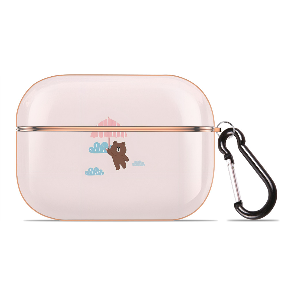 （画像用） リラックマ リラックマ キイロイトリ Rilakkuma Korilakkuma Kiiroitori 【AirPods Pro用】ハードシェル保護ケース｜耐衝撃・防指紋・カラビナ付き商品仕様