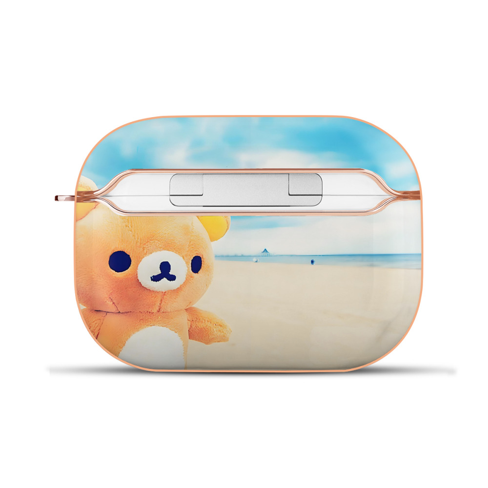 （画像用） リラックマ リラックマ キイロイトリ Rilakkuma Korilakkuma Kiiroitori 【AirPods Pro用】ハードシェル保護ケース｜耐衝撃・防指紋・カラビナ付き商品仕様