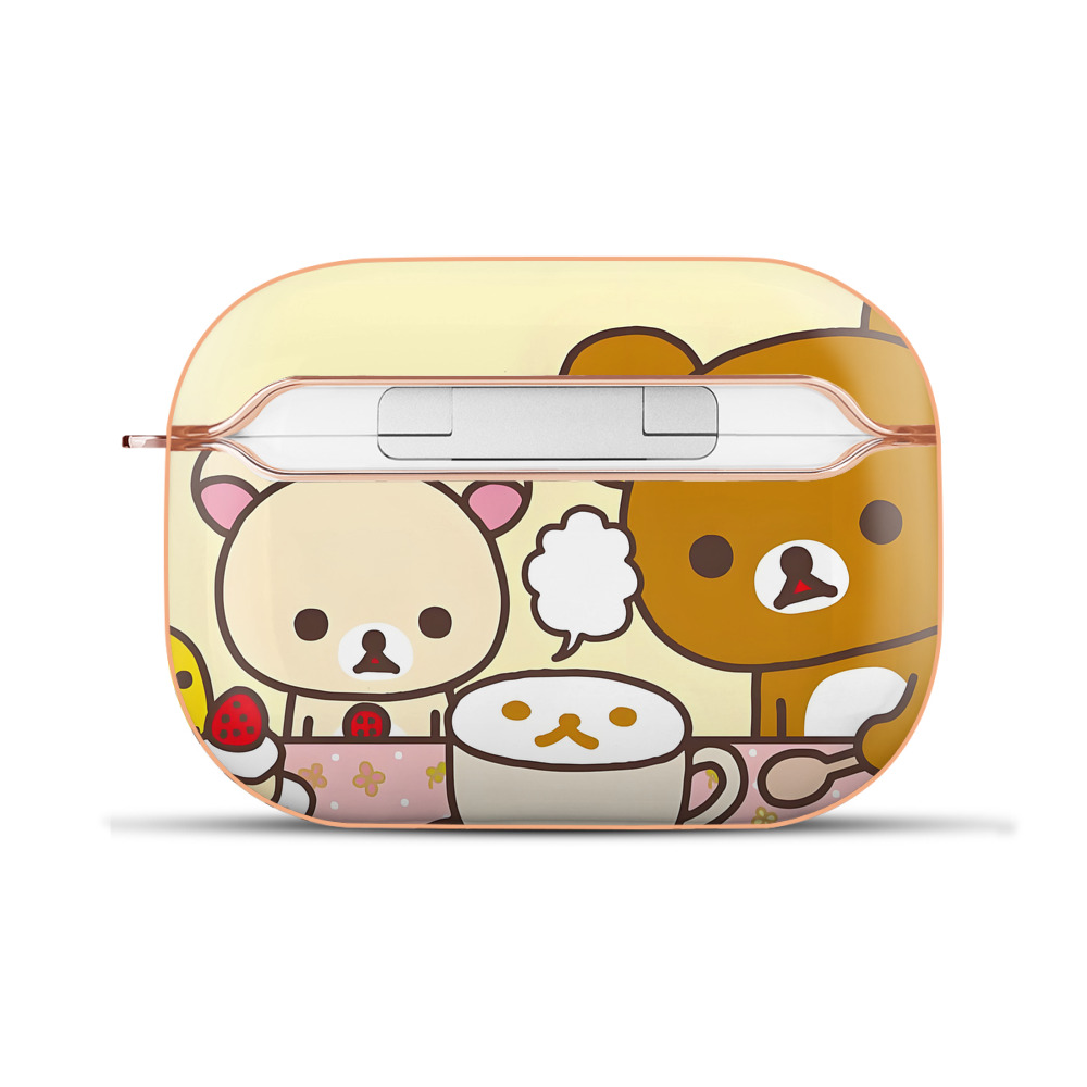（画像用） リラックマ リラックマ キイロイトリ Rilakkuma Korilakkuma Kiiroitori 【AirPods Pro用】ハードシェル保護ケース｜耐衝撃・防指紋・カラビナ付き商品仕様