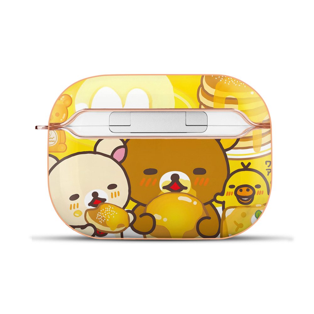 （画像用） リラックマ リラックマ キイロイトリ Rilakkuma Korilakkuma Kiiroitori 【AirPods Pro用】ハードシェル保護ケース｜耐衝撃・防指紋・カラビナ付き商品仕様
