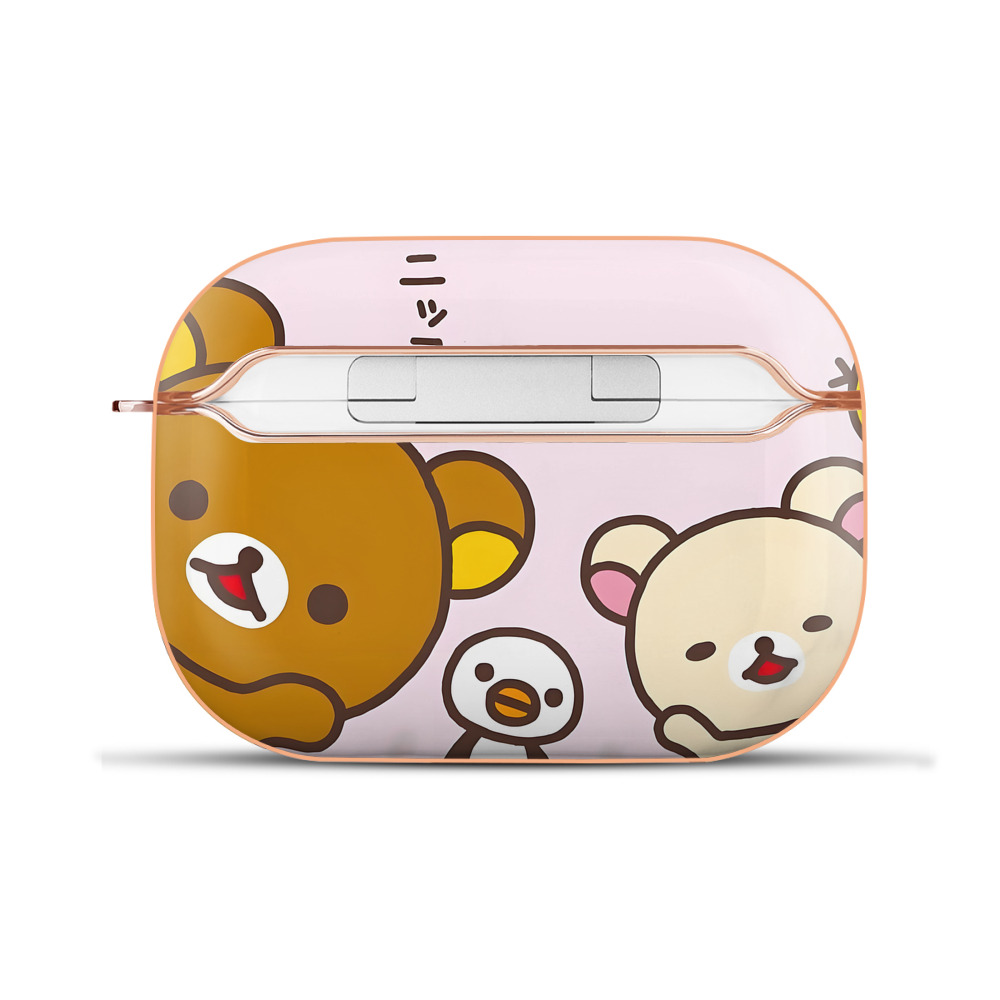 （画像用） リラックマ リラックマ キイロイトリ Rilakkuma Korilakkuma Kiiroitori 【AirPods Pro用】ハードシェル保護ケース｜耐衝撃・防指紋・カラビナ付き商品仕様