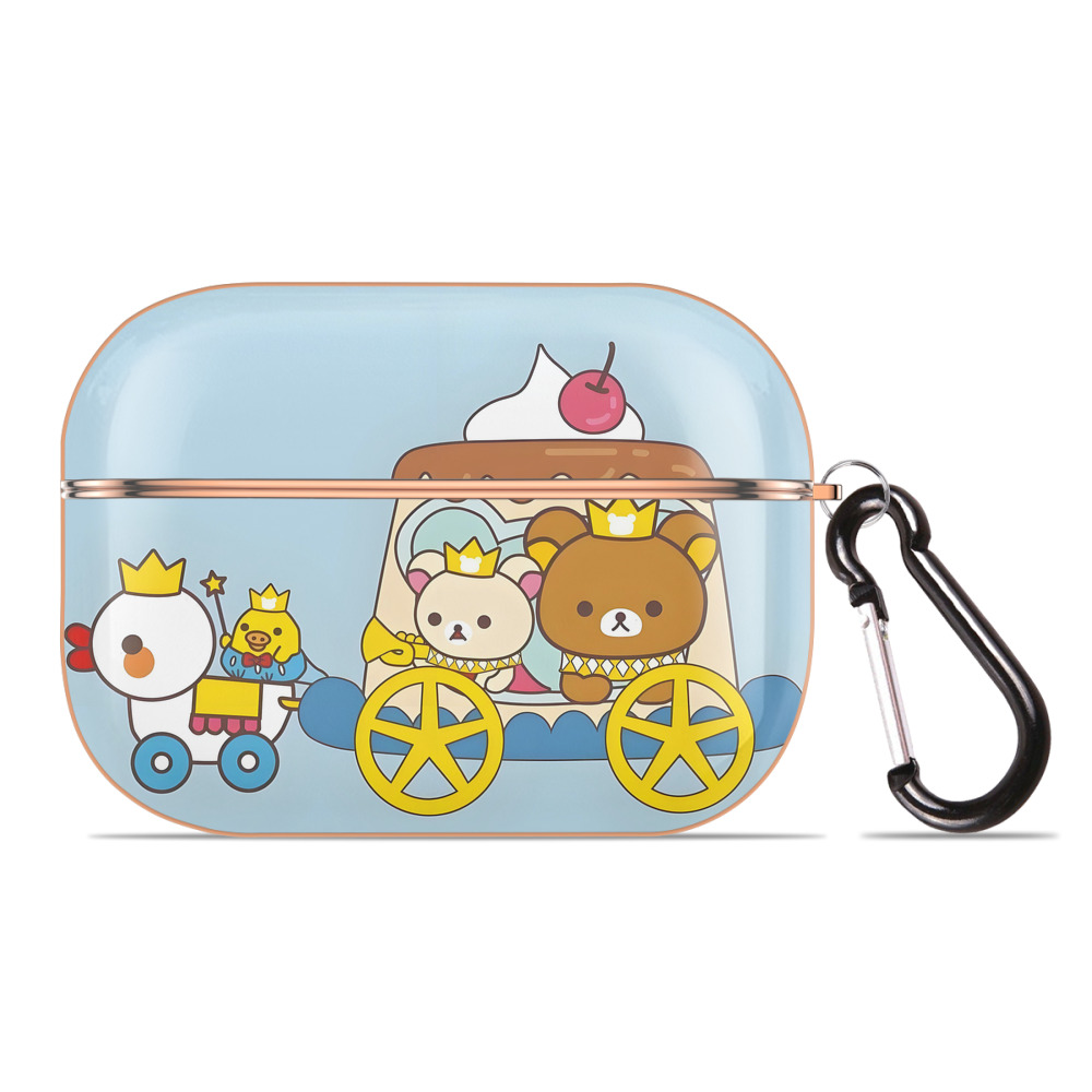 （画像用） リラックマ リラックマ キイロイトリ Rilakkuma Korilakkuma Kiiroitori 【AirPods Pro用】ハードシェル保護ケース｜耐衝撃・防指紋・カラビナ付き商品仕様
