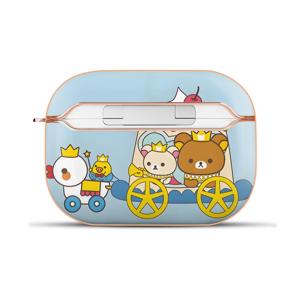 （画像用） リラックマ リラックマ キイロイトリ Rilakkuma Korilakkuma Kiiroitori 【AirPods Pro用】ハードシェル保護ケース｜耐衝撃・防指紋・カラビナ付き商品仕様