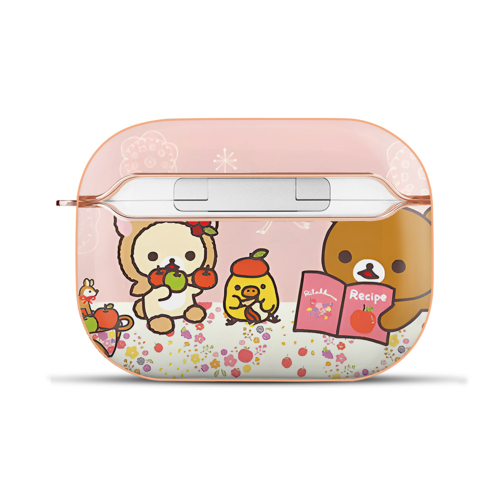（画像用） リラックマ リラックマ キイロイトリ Rilakkuma Korilakkuma Kiiroitori 【AirPods Pro用】ハードシェル保護ケース｜耐衝撃・防指紋・カラビナ付き商品仕様
