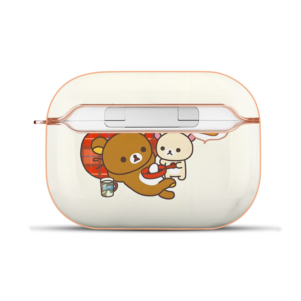 （画像用） リラックマ リラックマ キイロイトリ Rilakkuma Korilakkuma Kiiroitori 【AirPods Pro用】ハードシェル保護ケース｜耐衝撃・防指紋・カラビナ付き商品仕様